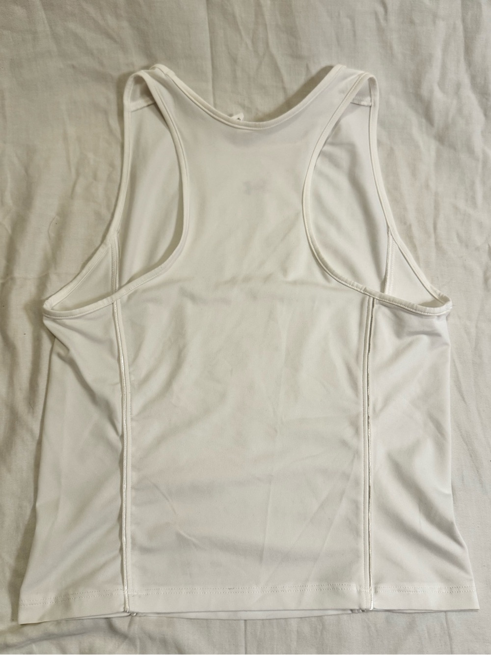 Under Armour White Women's Racerback Tank Top - Picture 3 of 3